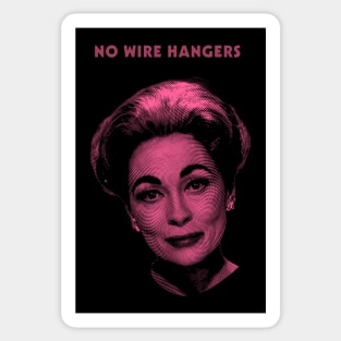 No Wire Hangers Sticker